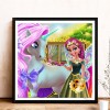 Doll Horn Horse - Full Round Diamond - 40x40cm