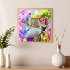 Doll Horn Horse - Full Round Diamond - 40x40cm