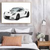 Sports Car - Full Round Diamond - 40x30cm
