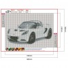Sports Car - Full Round Diamond - 40x30cm