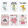 6pcs CartoonHappy Birthday Greeting Cards - Special Shaped Diamond - cm