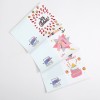 6pcs CartoonHappy Birthday Greeting Cards - Special Shaped Diamond - cm