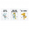 6pcs CartoonHappy Birthday Greeting Cards - Special Shaped Diamond - cm