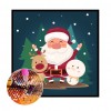 Santa Claus - Full Round Diamond - 30x30cm
