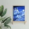 Snow Wolf - Full Round Diamond - 30x40cm