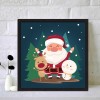 Santa Claus - Full Round Diamond - 30x30cm
