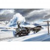Snow Mountain Train - Full Round Diamond - 40x30cm