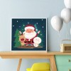Santa Claus - Full Round Diamond - 30x30cm
