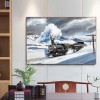 Snow Mountain Train - Full Round Diamond - 40x30cm