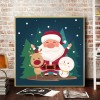 Santa Claus - Full Round Diamond - 30x30cm