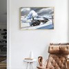 Snow Mountain Train - Full Round Diamond - 40x30cm
