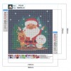 Santa Claus - Full Round Diamond - 30x30cm