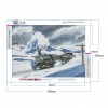 Snow Mountain Train - Full Round Diamond - 40x30cm