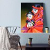 Three Clown - Full Round Diamond - 30x40cm