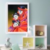 Three Clown - Full Round Diamond - 30x40cm