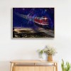 Starry Sky Train - Full Round Diamond - 40x30cm