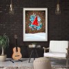 Cartoon Xmas Tree - Full Round Diamond - 30x40cm