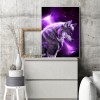 Snow Wolf - Full Round Diamond - 30x40cm