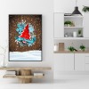 Cartoon Xmas Tree - Full Round Diamond - 30x40cm