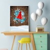 Cartoon Xmas Tree - Full Round Diamond - 30x40cm