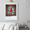 Cartoon Xmas Tree - Full Round Diamond - 30x40cm