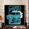 Classic Car - Full Round Diamond - 30x30cm