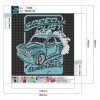 Classic Car - Full Round Diamond - 30x30cm