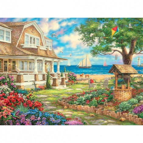 Leisure Villa - Full Round Diamond - 45x35cm