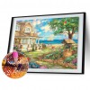 Leisure Villa - Full Round Diamond - 45x35cm