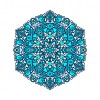 Mandala Datura Tree - Full Round Diamond - 30x30cm