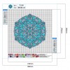 Mandala Datura Tree - Full Round Diamond - 30x30cm