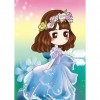 Tiny Princess - Full Round Diamond - 30x40cm