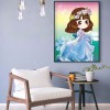 Tiny Princess - Full Round Diamond - 30x40cm