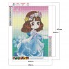Tiny Princess - Full Round Diamond - 30x40cm