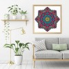 Mandala Datura Tree - Full Round Diamond - 30x30cm