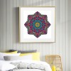 Mandala Datura Tree - Full Round Diamond - 30x30cm