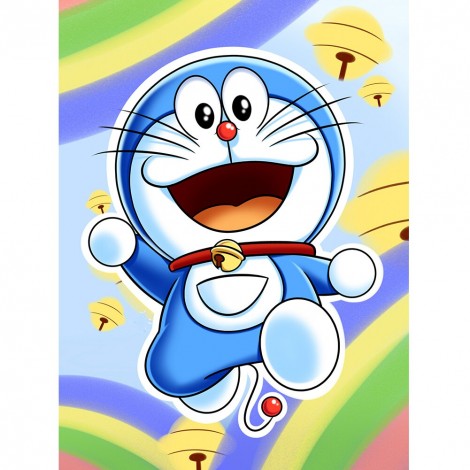 Running Cartoon - Full Round Diamond - 30x40cm