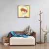 Cartoon Boy - Full Round Diamond - 30x30cm