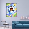 Running Cartoon - Full Round Diamond - 30x40cm