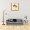 Cartoon Boy - Full Round Diamond - 30x30cm