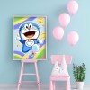 Running Cartoon - Full Round Diamond - 30x40cm
