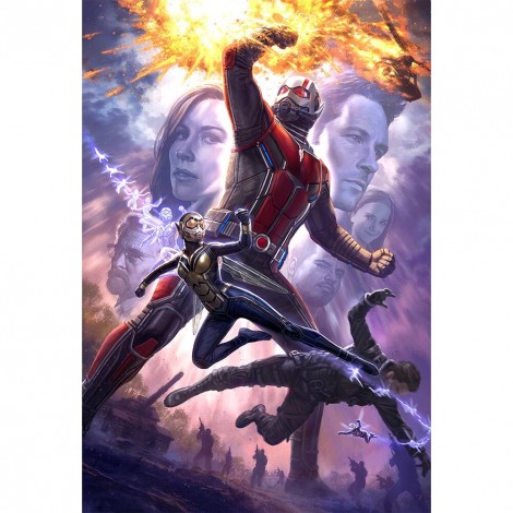 Ant-Man Art - Full Round Diamond - 30x40cm