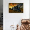 Prairie Train - Full Round Diamond - 40x30cm