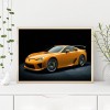 Sports Car - Full Round Diamond - 40x30cm