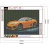 Sports Car - Full Round Diamond - 40x30cm