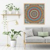 Mandala Flower - Full Round Diamond - 30x30cm