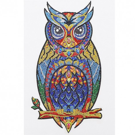Owl Bird - Special Shaped Diamond - 30x40cm