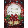 Merry Christmas Card - Special Shaped Diamond - 30x40cm