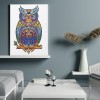 Owl Bird - Special Shaped Diamond - 30x40cm