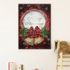 Merry Christmas Card - Special Shaped Diamond - 30x40cm